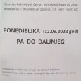 Obavješavamo naše takmičare kao i polaznike škole plivanja da od ponedjeljka 12.09.2022. god. neče biti treninga do daljnjeg zbog radova na bazenu Mellain.