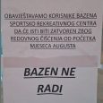 OBAVJEŠTENJE! Poštovani, danas smo dobili obavijest od SRC “Mellain” i obavještavamo Vas da zbog&nbsp;redovnog čišćenja bazena u hotelu Mellain nečemo imati treninge od petka 24.07.2026. godine.&nbsp; Kako su nam najavili [&hellip;]