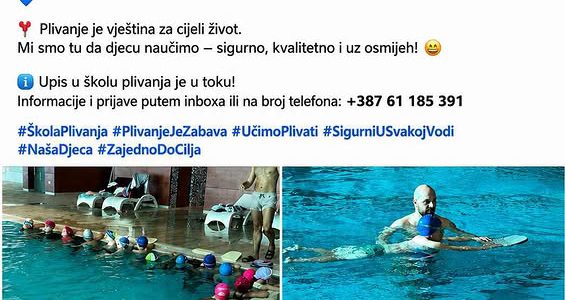 DAN U NAŠOJ ŠKOLI PLIVANJA &nbsp; Plivanje nije samo sport – to je životna vještina koja ostaje za cijeli život. &nbsp; !!! Za više informacija o radu škole plivanja i [&hellip;]